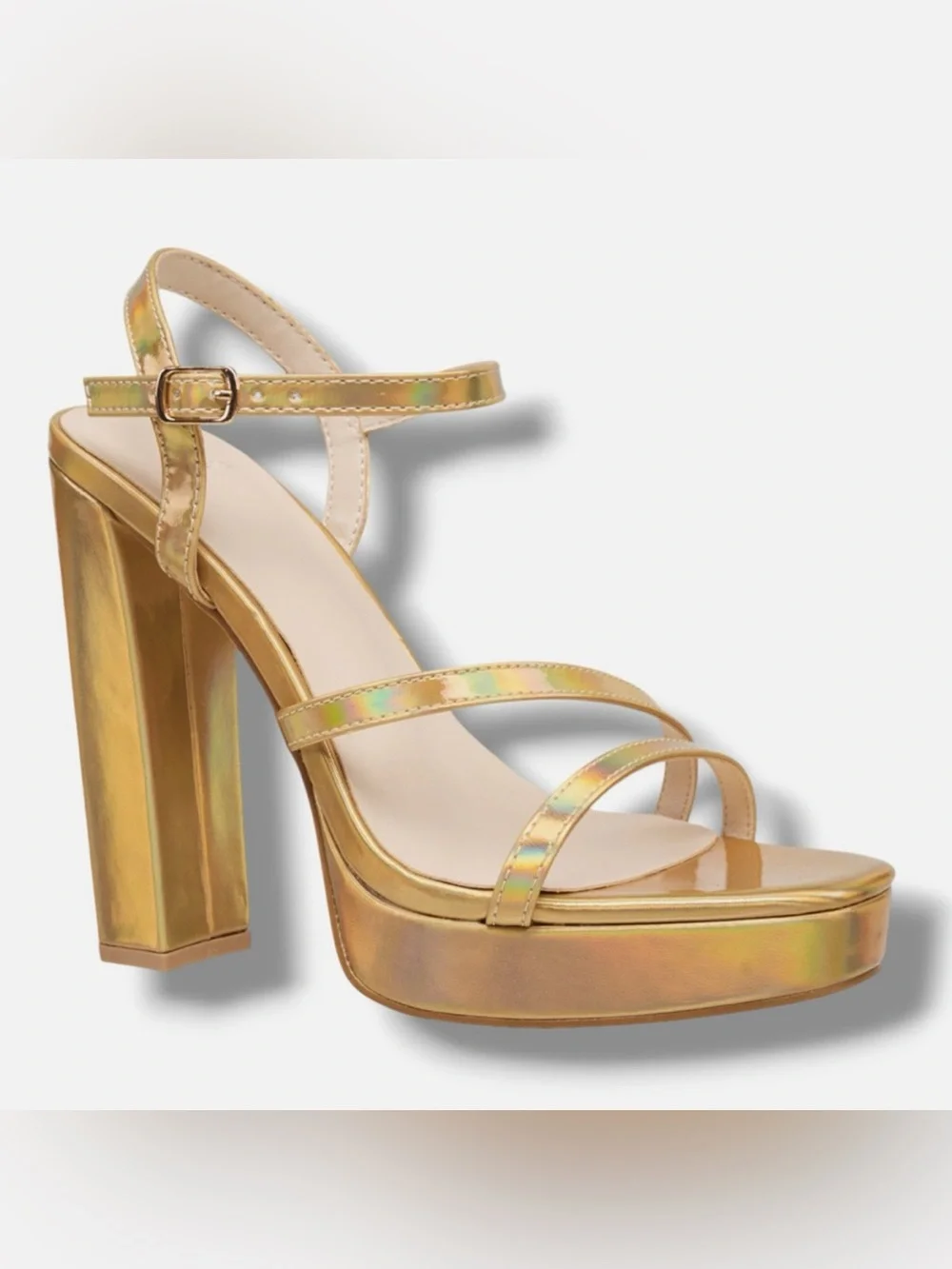 HALSTON SARDINIA PLATFORM DRESS SANDALS